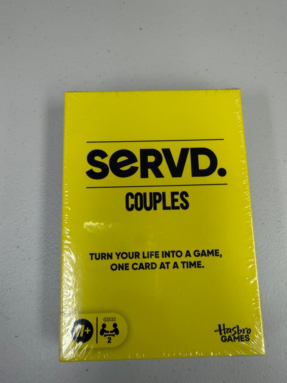 Hasbro Games SERVD Couples Game – Hilarious Real-Life Card Game for Partners